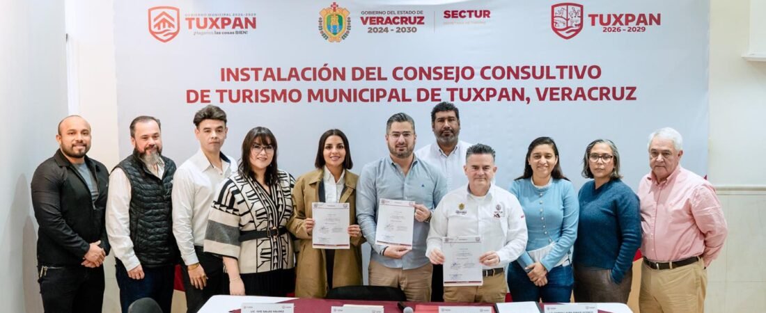 Instalan el Consejo Consultivo de Turismo Municipal en Tuxpan